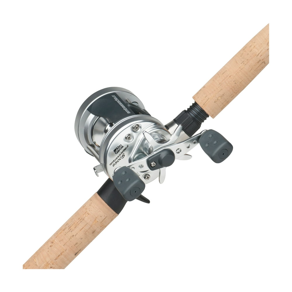 Abu Garcia Ambassadeur S Baitcast Round Reel and Fishing Rod Combo