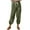 Olive Green, variant on Wyobmus Casual Sweatpants for Women Fashion Sripes Printed High Waist Drawstring Comfy Breathable Lounge Pajama Pants With Pockets Olive Green