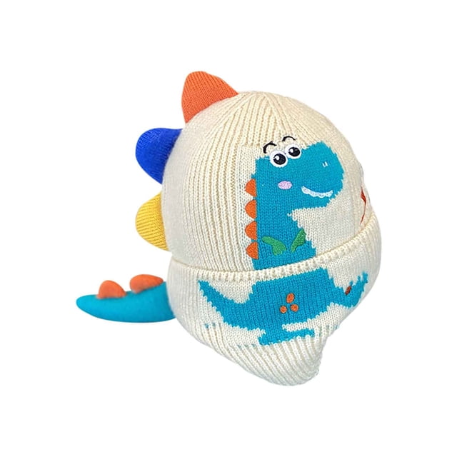 Sombrero de Invierno de Niños Pequeño Dinosaurio a Prueba de Viento Sombrero de Protección de Oídos de Invierno Y Sombrero de Invierno Nuevo de Punto Caliente para Niños Niñas Sombrero de Invierno