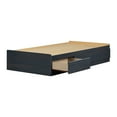 thumbnail image 3 of South Shore Navali Mates Bed with 3 Drawers, Blueberry, 3 of 9