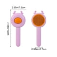 thumbnail image 2 of RKSTN Pet Massage Comb Purple, 2 of 5
