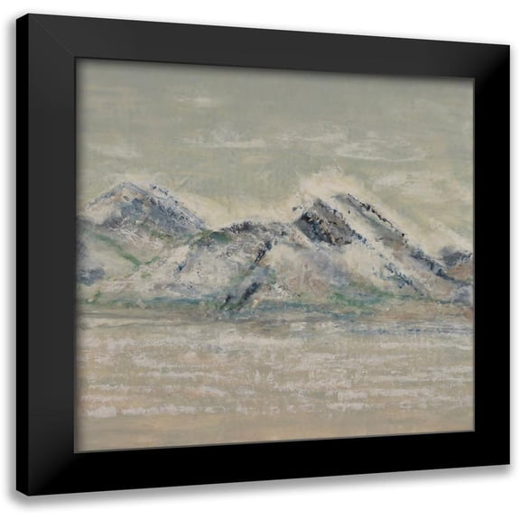 Shanti, Shima 12x12 Black Modern Framed Museum Art Print Titled - Surmountable II
