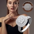 thumbnail image 1 of Xihbxyly Anillo En Forma de Corazón, Elegante Joya Llamativa, Ajuste Cómodo, Hipoalergénico, Material Galvanizado Duradero, Regalo Ideal para Mujeres, Aniversarios, San Valentín, Cumpleaños, Talla Ún, 1 of 2