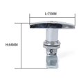 thumbnail image 5 of Heavy-Duty Chrome T-Handle Lock for Trailer Toolbox, Drawer, Cabinet, Caravan, RV, Truck, and Motor Home - Rust-Proof and Anti-Theft, 5 of 5