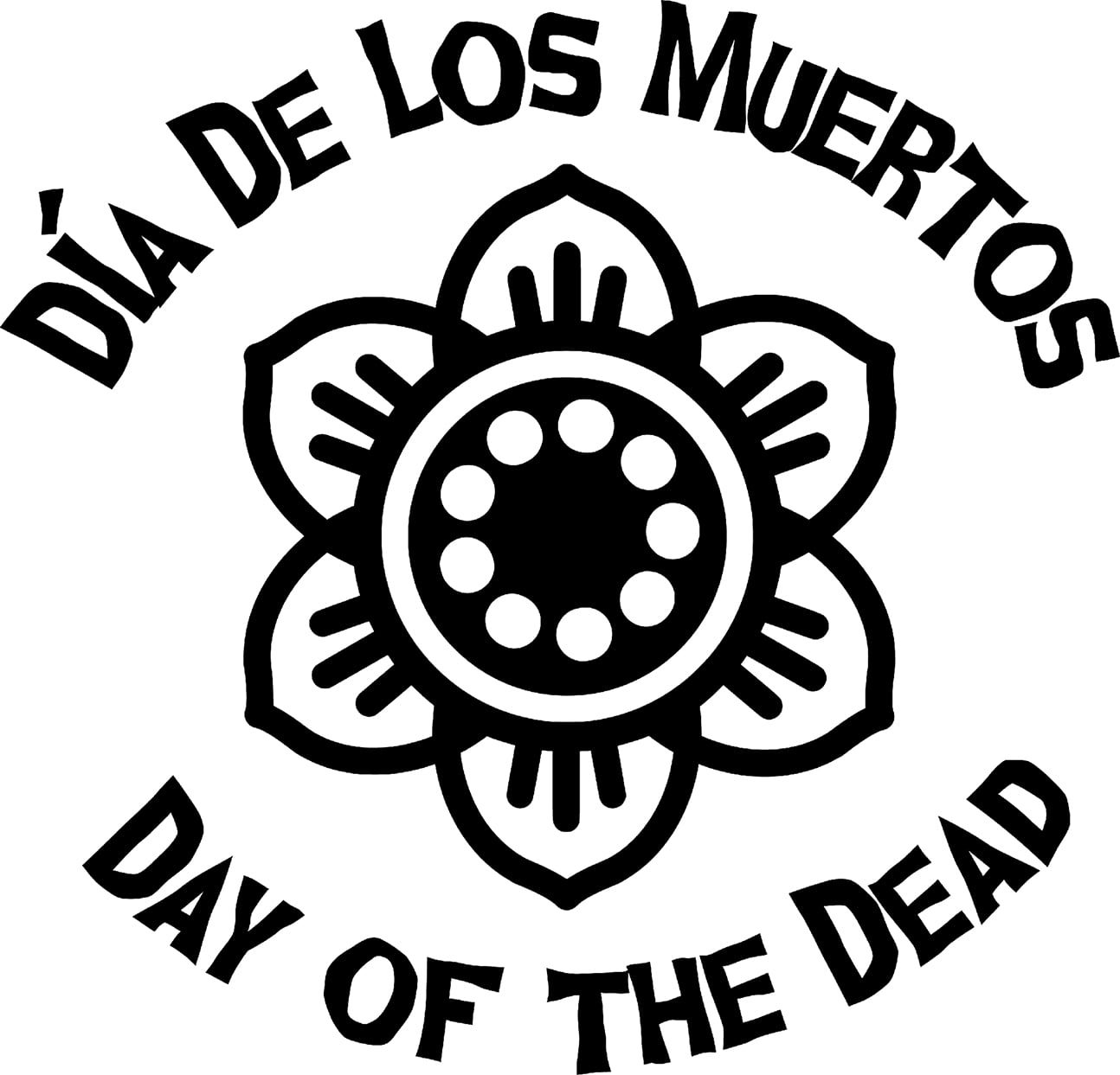 Dia De Los Muertos Day Of The Dead Flower Tradition Mexican Wall Decals