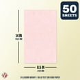 thumbnail image 6 of New Ice Pink Stationery Parchment Paper – Great for Writing, Certificates, Menus and Wedding Invitations | 24lb Bond Paper | 8.5 x 14” | 50 Sheets Per Pack, 6 of 6