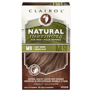 Clairol Natural Instincts Hair Color For Men M9 Light Brown 1 Kit(Pack of 3) NEW
