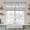 Blue, variant on Blue Beige Coastal Kitchen Curtain for Berdoom Living Room Cafe 72 Inch Length, Beach Starfish Summer Eucalyptus Tiers Curtains Light Filtering Drapes Rod Pocket Window Treatment 2 Panels 52"Wx72"L
