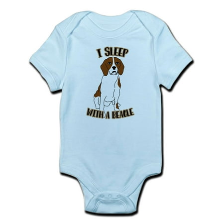 

CafePress - I Sleep With Beagles - Baby Light Bodysuit