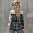 thumbnail image 6 of Womens Flannel Plaid Shirts Oversized Button Down Shirts Blouse Tops, 6 of 7