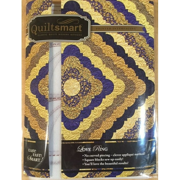 Quiltsmart Love Ring Quilt Printed Interfacing Kit Pack