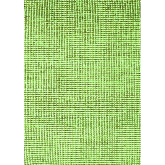 Ahgly Company Indoor Rectangle Abstract Green Contemporary Area Rugs, 5' x 8'
