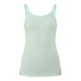 thumbnail image 3 of No Boundaries Ribbed Cami Top, 1 or 5-Pack, Women's, 3 of 5