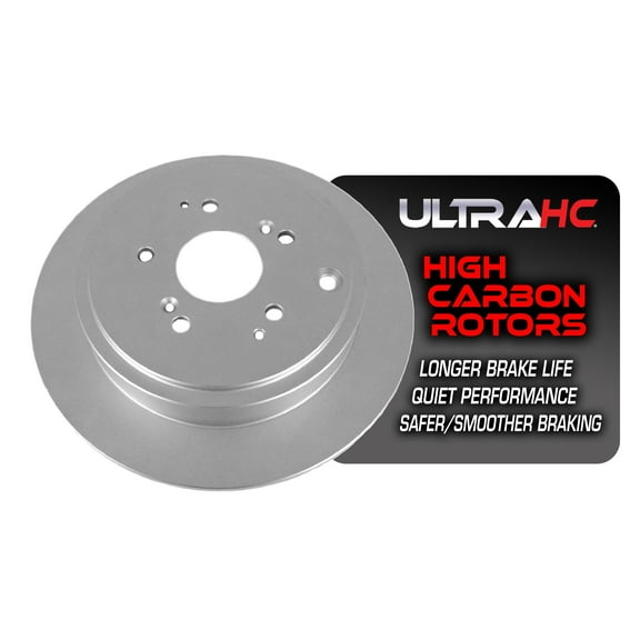 UltraHC Coated High Carbon Brake Rotor, Rear UR000265, Honda Pilot 2008-2003