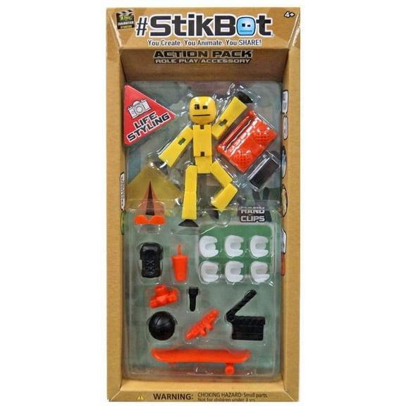 Stikbot Action Pack Series 2 Life Styling (Yellow & Orange)