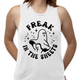 thumbnail image 2 of Ghost Freak in the Sheets Women's Muscle Tank 2X-Large White, 2 of 5