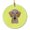 Green, variant on Carolines Treasures BB1171CO1 Checkerboard Blue Wirehaired Dachshund Ceramic Ornament 3 in multicolor