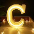 thumbnail image 2 of Letras De Marquesina Iluminadas Letras De Luces Letreros De Neón,Decoración De Pared/Decoración De Mesa para El Bar En Casa Navidad, Fiesta De Cumpleaños, Día De San Valentín Palabras-Blanco Cáli, 2 of 5