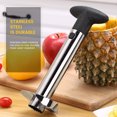 thumbnail image 1 of Muyoka Pi帽a Corer Slicer Peeler Cortador de frutas de acero inoxidable Parer Herramienta de cocina Anillos de frutas en cubitos, 1 of 7