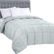 thumbnail image 1 of Ropa de cama Edreforter Utopia, tamaño doble, para todas las estaciones, gris claro, 1 of 7