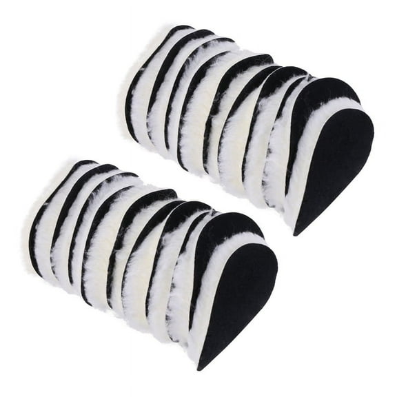 20 Pcs 125 mm Car Polishing Pad 5 Inch Polish Waxing Pads Wool Polisher Bonnet Paint Care