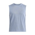 thumbnail image 3 of Athletic Works Men's and Men's Big & Tall Tri-Blend Muscle Tee, Sizes XS-4XLT, 3 of 4