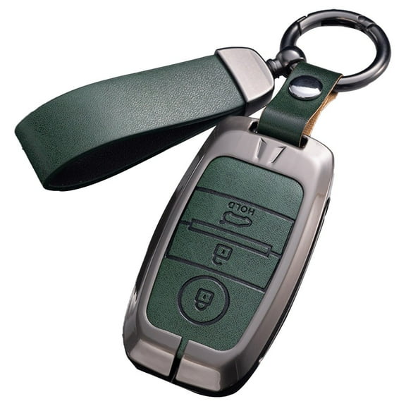 1Pcs Car Key Cover Case For Kia For Soul For Optima For Cerato For Rio For Sorento Faux Leather Car Key Cover Fob Case