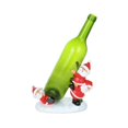 thumbnail image 2 of Three Star Import & Export ZK8300 8 x 7 in. Tumbling Santa Clauses Wine Bottle Holder, 2 of 3