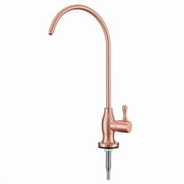 GULICA Drinking Water Faucet, SUS304 Stainless Steel, No-Air Gap Reverse Osmosis Faucet for Kitchen Sink, Red Copper RO Faucet