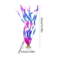 thumbnail image 3 of SouMaox Artificial Aquarium Flowers, Lifelike Plastic Seaweed Decor for Fish, Soft Kelp Ornaments for Fish Hideout and Breeding, Realistic Underwater Landscape, 1.69" x 1.02" x 13.78" Purple, 3 of 6