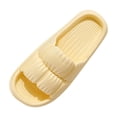 thumbnail image 2 of Ytobaz Slide Sandals for women Puffy Double Strap EVA Slides Open Toe Cushion Shower Shoes Indoor Outdoor Bathroom Poolside Home Travel Footwear, 2 of 5
