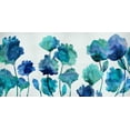 thumbnail image 2 of Austin, Vanessa 32x18 Gold Ornate Wood Framed with Double Matting Museum Art Print Titled - Aqua Blossom, 2 of 4