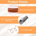 thumbnail image 3 of Uxcell Jewelry Wire 8ft 20 Gauge Brass Craft Jewelry Wrapping Wire, Coffee, 3 of 6