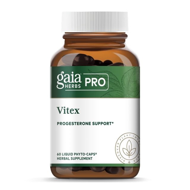 El suplemento Gaia Herbs Pro Vitex apoya el ciclo menstrual
