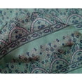 thumbnail image 4 of oneOone Silk Tabby Fabric Leaves & Floral Block Printed Craft Fabric BTY 42 Inch Wide, 4 of 4