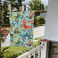 thumbnail image 5 of Wukai Retro Seamless Flying Butterflies Garden Flags Double Sided Welcome Garden Yard House Flags Outside Outdoor House (Only Flag), 5 of 8