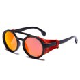 thumbnail image 3 of Round Frame Sunglasses Classic Punk Windproof Pilot Retro Fashion For Men And Women UV Protection Driving High, 3 of 4