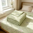 thumbnail image 6 of Bomd Cooling Blanket for Hot Sleepers Twin Size, Cooling Comfort Throw, Cold Blankets for Night Sweats Sleeping, Ultra-Cool Lightweight Breathable Summer Blanket for Bed,60" x 80"Green, 6 of 6