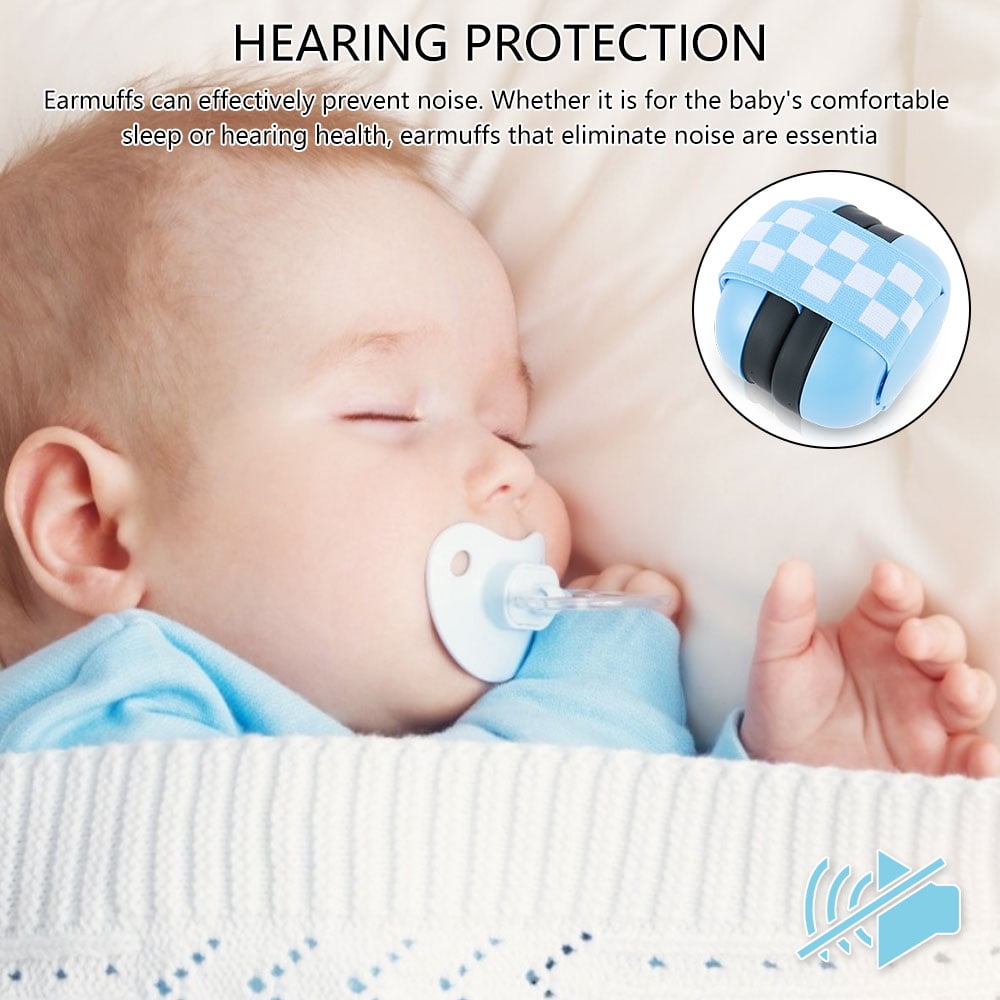 Baby Infant Earmuffs Ear muffs Sleeping Hearing Protection Noise Reducing Plug 