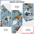 thumbnail image 6 of FORMRS Kids Pajama Pants with Pockets Size 6-8Y Boys Lounge Sleep Bottoms, Blue Hockey Pattern, 6 of 8