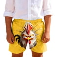 thumbnail image 2 of Toddler Boys Pull-on Shorts Breathable Fabric Angry Rooster Graphic Print Loose Fit Athletic Bottoms for Daily Wear Outdoor Activity, 5T-14Y, 2 of 9