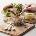 thumbnail image 2 of TSET152 Set of 4 Small Traditional Porcelain Salt, Condiment and Spice Spoons (10cm) \u2013 White White Condiment Spoon Set of 4 White Condiment Spoon Set of 4 White Condiment Spoon Set of 4, 2 of 5