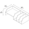 thumbnail image 4 of Bush Furniture Key West Desktop Organizer in Cherry, 4 of 5