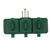 Holiday Time 3 Grounded Outlets for Indoor and Outdoor Use Adapter