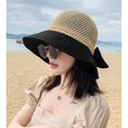 thumbnail image 3 of Chapeau de Paille pour Femme (Noir), 3 of 4