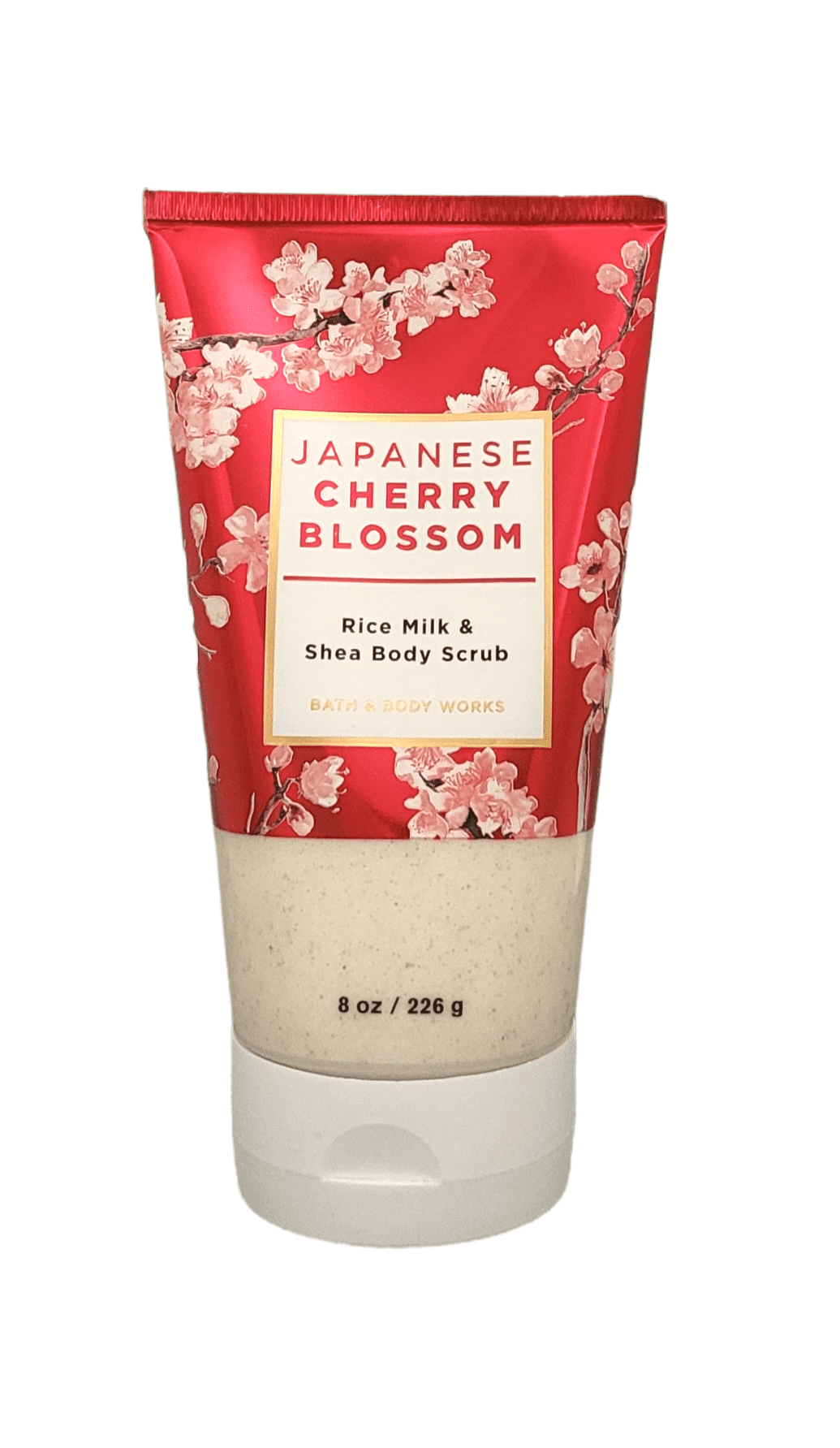 Bath & Body Works Japanese Cherry Blossom Rice Milk & Shea Body Scrub 8 oz