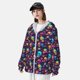 thumbnail image 3 of Fotbe mushroom Skull star Chaqueta con Protección Solar UPF 50+ para Hombre y Mujer, Camisa con Capucha y Bolsillos-Small, 3 of 7