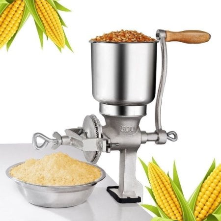 Zimtown Manual Hand Grain Grinder Mill for Corn Wheat Grain Grinder Cast Iron Multigrain Soybeans Shelled Nuts Commercial Home (Best Home Grain Mill)