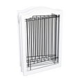 thumbnail image 5 of Internet's Best Wire Dog Gate with Arched Top - 4 Panel - 30" Tall - White, 5 of 9