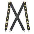 thumbnail image 3 of SuspenderStore Happy Face Suspenders - 1.5-Inch Wide Elastic - Clip - 3 Sizes, 3 of 6